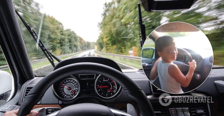 Блогер з Житомира посадив за кермо дитину на швидкості 100 км/год. Відео