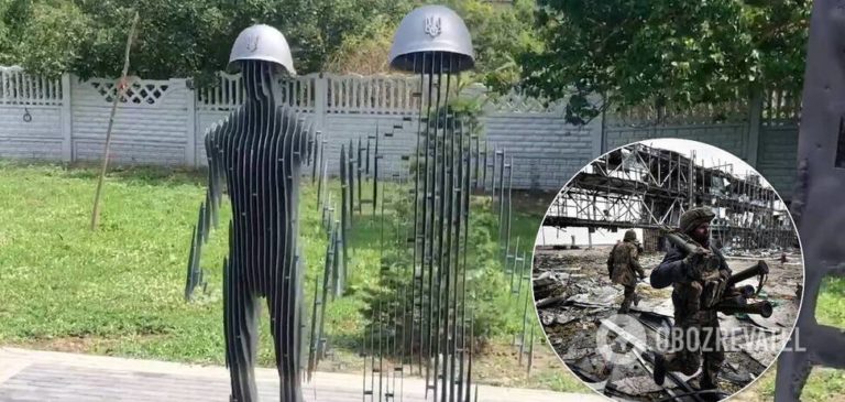 Українців вразив пам’ятник кіборгам, що “зникає”. Відео