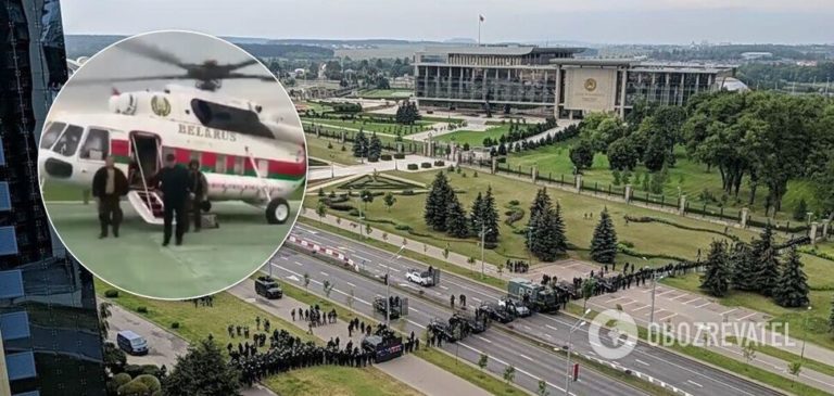 У мережі повідомили про евакуацію Лукашенка: той прилетів з автоматом