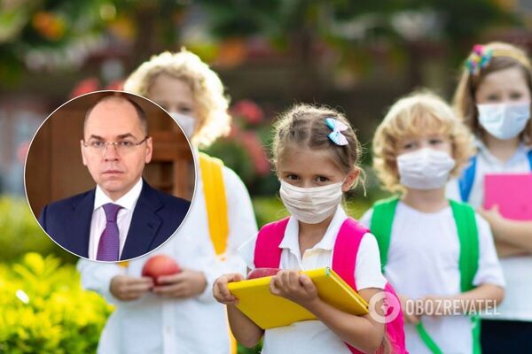 Степанов пояснив, чому дітям 1-4 класів дозволили не носити маски