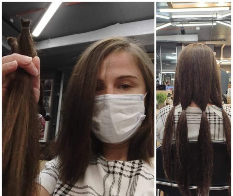 Львівська поліцейська пожертвувала своє волосся на перуку онкохворим дітям