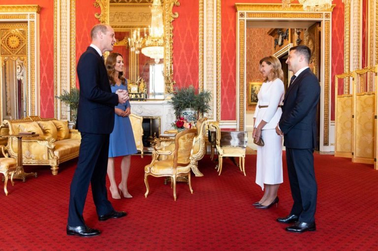 Зеленський зустрівся з принцом Вільямом і Кейт Міддлтон