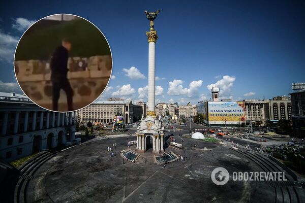 У Києві осквернили меморіал Небесної Сотні