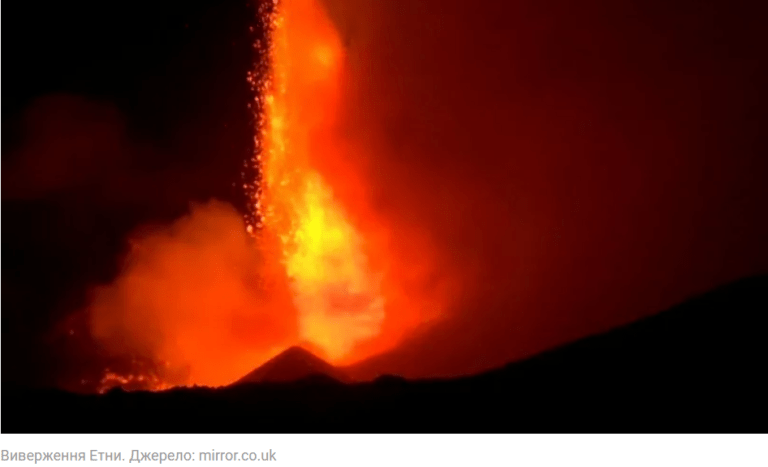 В Італії прокинувся вулкан Етна. Фото, Відео