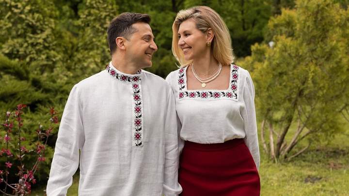 Вишиванка чи російська косоворотка: Зеленський з дружиною знову потрапили у скандал з одягом