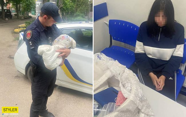 В Одесі п’яна в устілку мати з немовлям на руках падала на вулиці: малюка забрала “швидка”