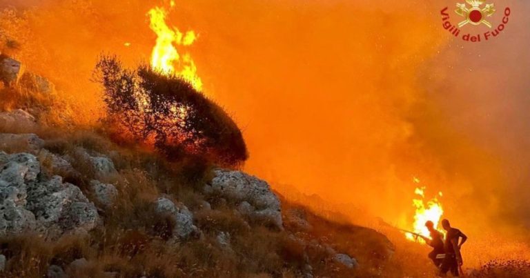 Поблизу Рима через спеку загорілися ліси: понад сотню людей вже евакуювали, залізничне сполучення зупинили (відео)