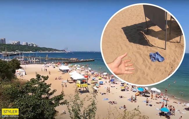 Сміття закопують прямо на пляжах: з’явилося правдиве відео відпочинку в Одесі