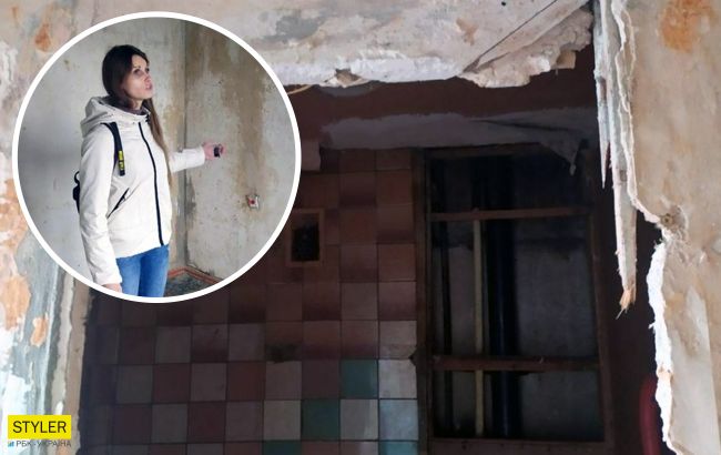 Удова українського героя отримала від влади квартиру, не придатну для життя (відео)