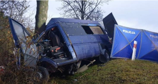 Двоє молодих українців загинули у аварії мікроавтобуса в Польщі