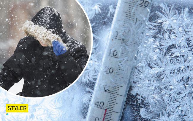 В Україну знову йдуть морози і мокрий сніг: де очікується сильне похолодання