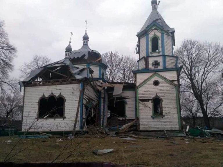 Російські окупанти знищили дві церкви 19 століття на Житомирщині та Київщині
