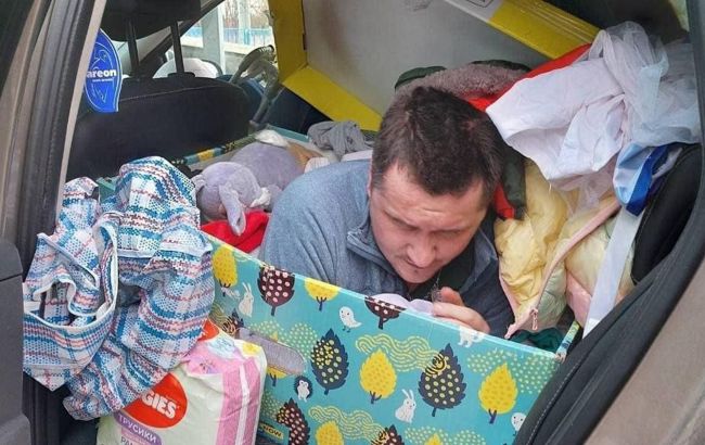 Чоловік хотів утекти з України в “пакунку малюка”, сховавшись між памперсами (фото)