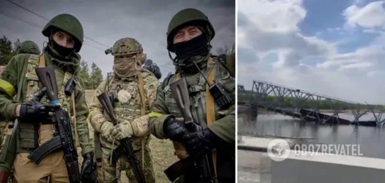 ЗСУ підірвали міст із російськими вагонами на Донбасі. Відео