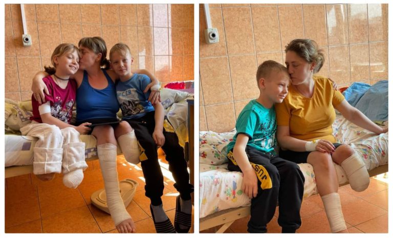 Залишились без ніг після обстрілу вокзалу у Краматорську: тепер 11-річний Ярослав їх доглядає