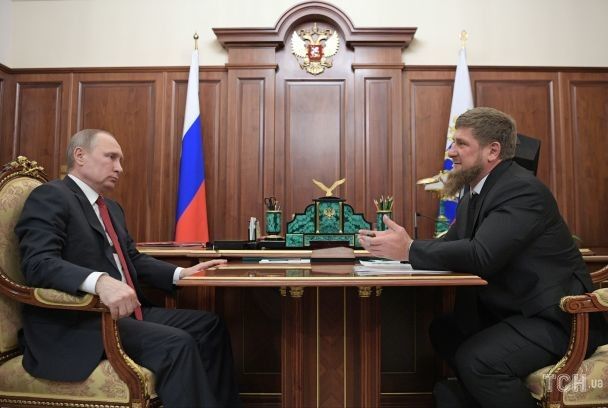 Володимир Путін та Рамзан Кадиров / © Associated Press