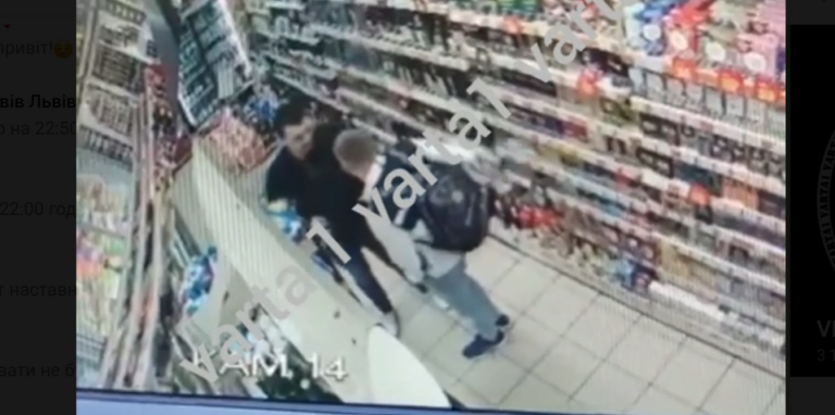 В магазині українському військовому розбили голову: момент зафіксований на камеру (ВІДЕО)