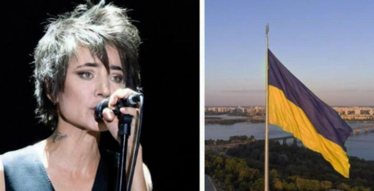 Земфіра показала на сцені прапор України та пустила сльозу