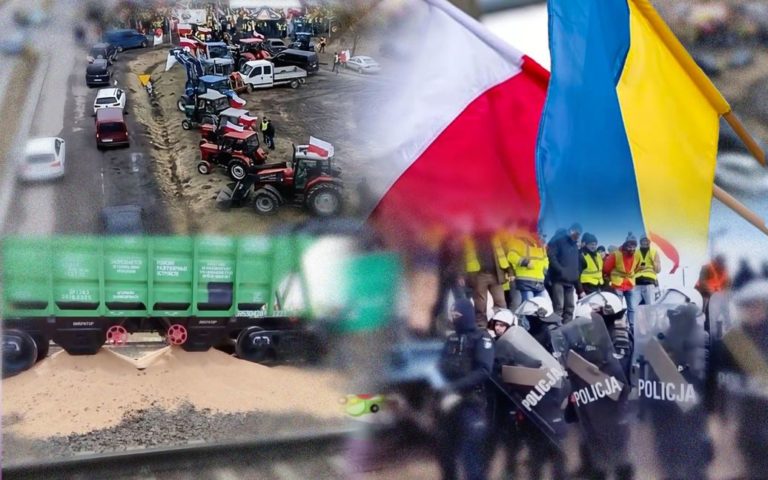 Повна блокада кордону: поляки висипали зерно, не пускають допомогу ЗСУ, українці діють у відповідь (відео)